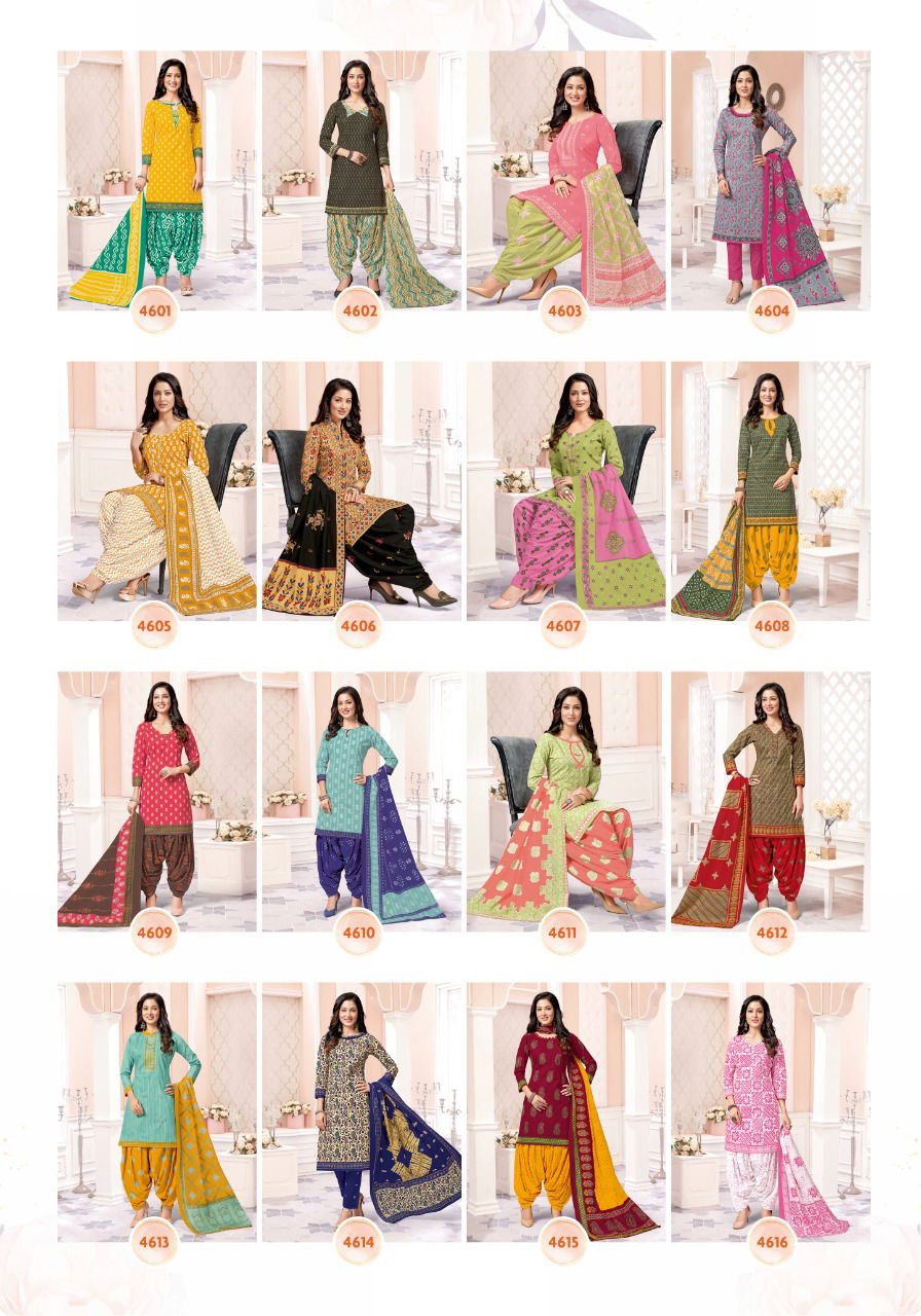Patidar P Style 46 Cotton Casual Daily Wear Printed Dress Material Collection